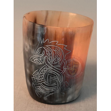 Norse wolf Candle Holder