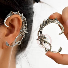 Curled dragon ear piece